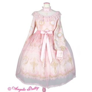 アンジェリックプリティー(Angelic Pretty)のCelestial ペプラム付きワンピース (ひざ丈ワンピース)