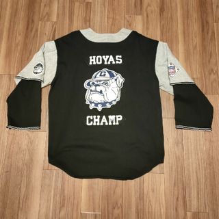 激レア 極美品 ジョージタウン ベースボールシャツ ncaa hoyasの