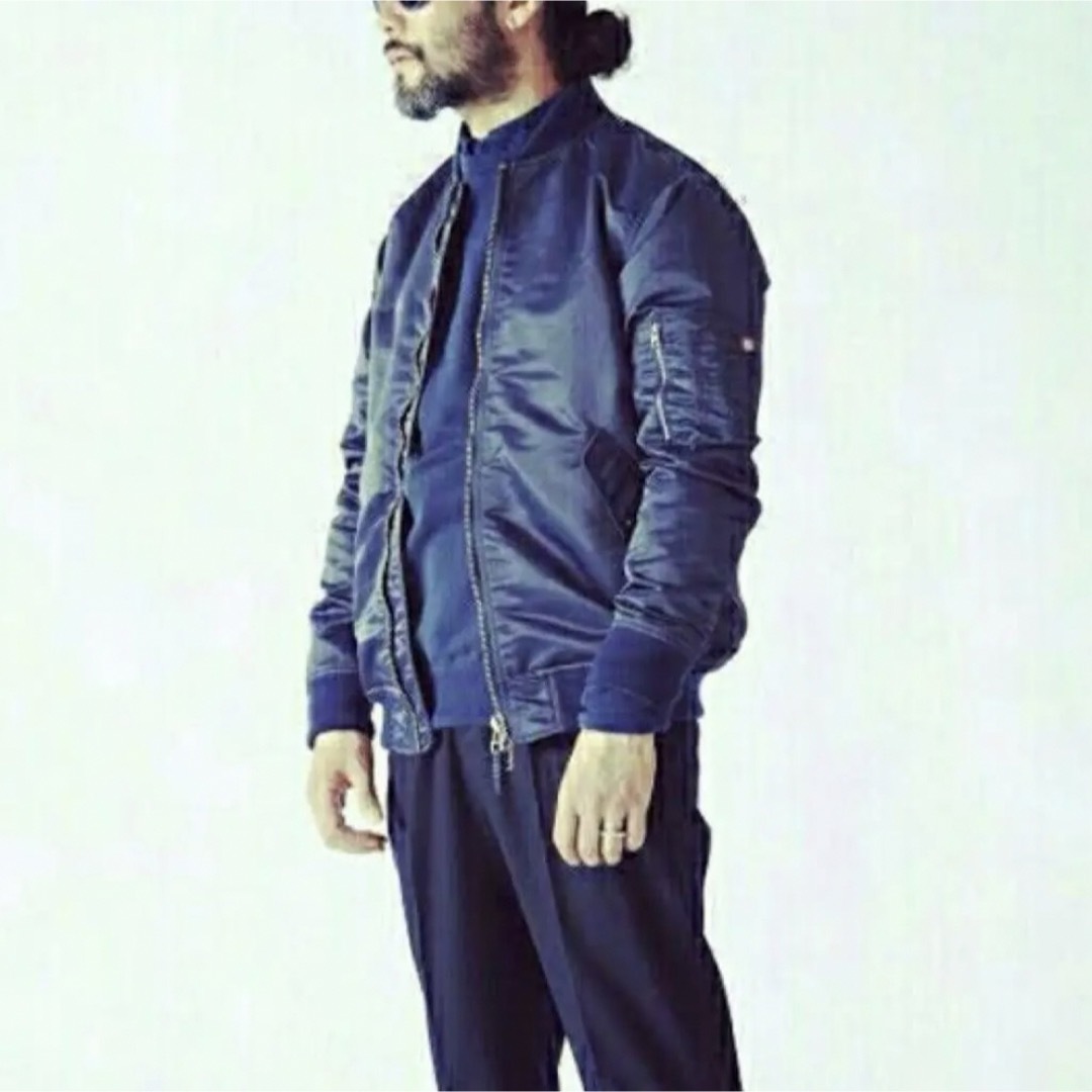 美品・完売品】BEAMS×S/DOUBLE MA-1 ブルゾン 紺 M | mdh.com.sa