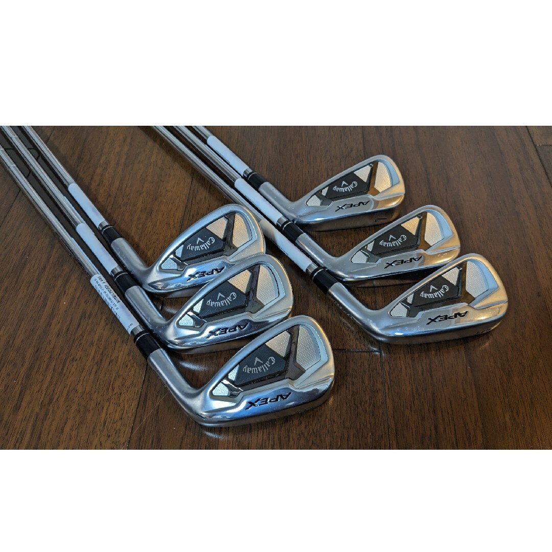 Callaway(キャロウェイ)のキャロウェイ APEX アイアン 6S 5i〜PW 美品 現行モデル スポーツ/アウトドアのゴルフ(クラブ)の商品写真