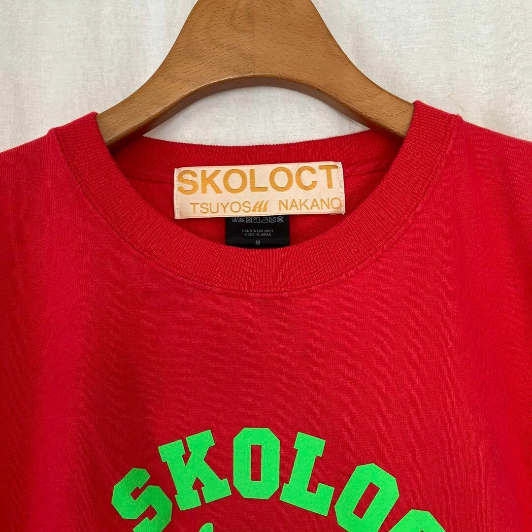 NGAP(エヌジーエーピー)のSKOLOCT ロゴTシャツ レッドM スコロクト メンズのトップス(Tシャツ/カットソー(半袖/袖なし))の商品写真