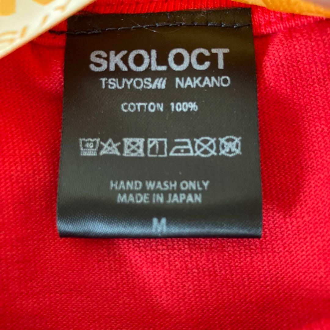 SKOLOCT ロゴTシャツ レッドM スコロクト