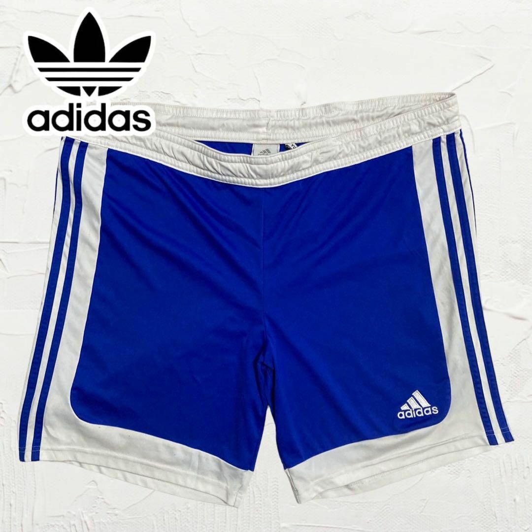 adidas(アディダス)のMBU ハーフ パンツ adidas 青 アディダス　ショートパンツ　ジャージ メンズのパンツ(ショートパンツ)の商品写真