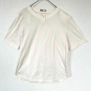 ダックス(DAKS)のダックス レディース【F】半袖カットソー 綿100% シンプル 白系(Tシャツ(半袖/袖なし))