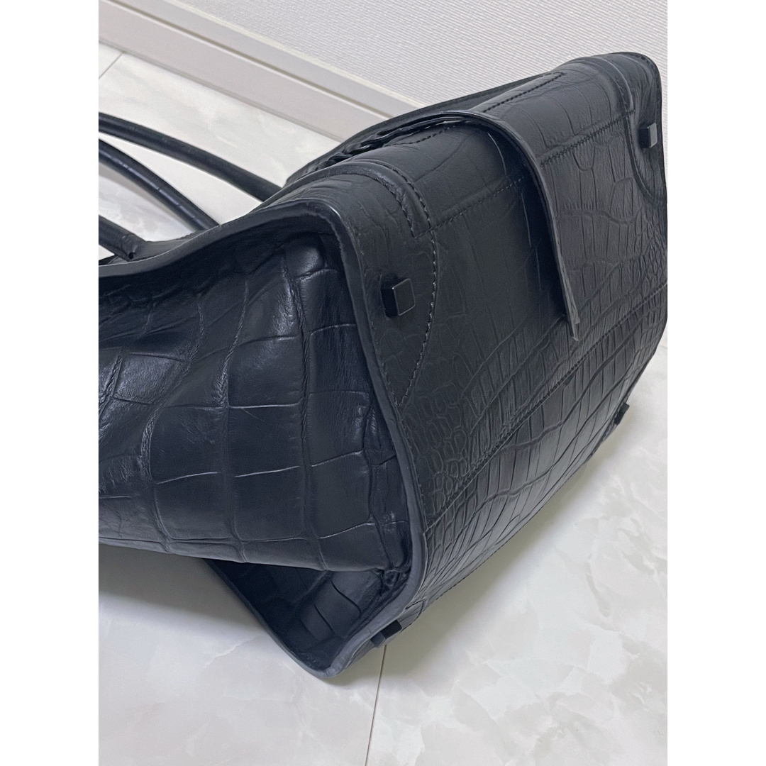 celine(セリーヌ)のCELINE セリーヌ ラゲージ ファントム トートバッグ クロコ 型押し レディースのバッグ(トートバッグ)の商品写真