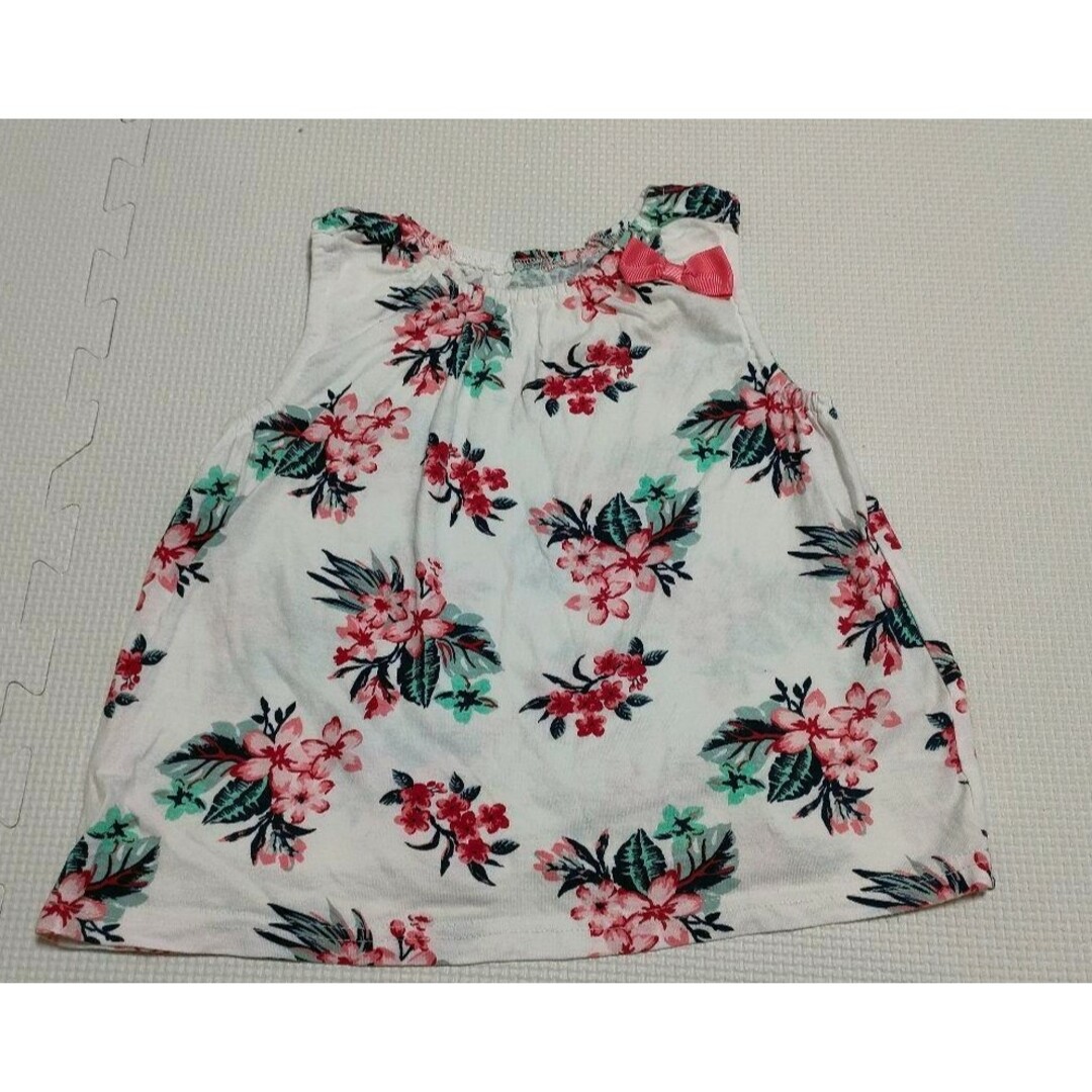 西松屋(ニシマツヤ)のワンピース3着セット キッズ/ベビー/マタニティのキッズ服女の子用(90cm~)(ワンピース)の商品写真