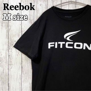 リーボック(Reebok)のReebok リーボック FITCON シンプル 半袖tシャツ Mサイズ 古着(Tシャツ/カットソー(半袖/袖なし))