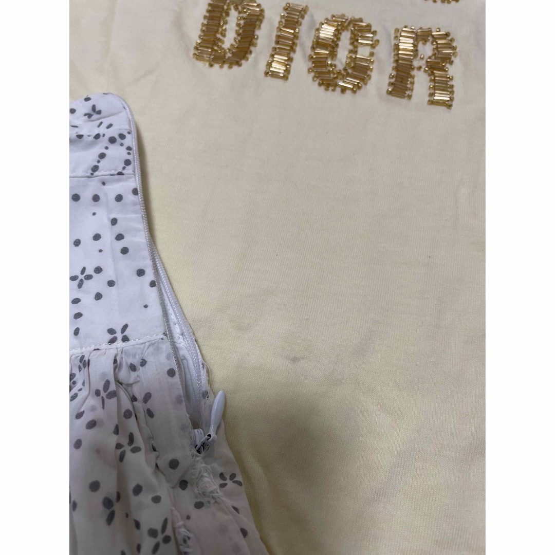 Christian Dior(クリスチャンディオール)のクリスチャンディオール　カットソー　Tシャツ　スカート　セット　140 キッズ/ベビー/マタニティのキッズ服女の子用(90cm~)(ワンピース)の商品写真