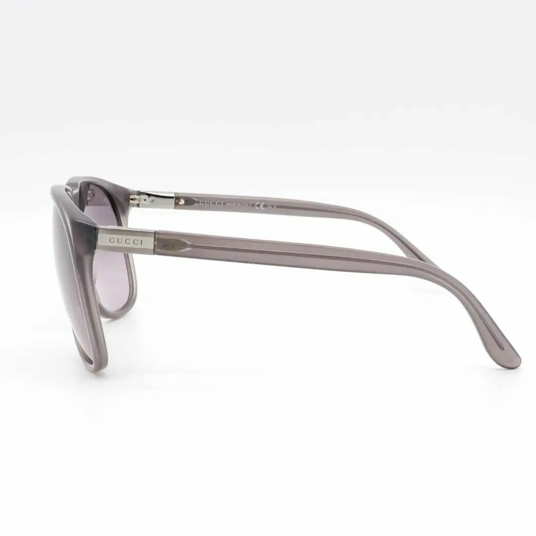 《希少》GUCCI サングラス ティアドロップ グレー ロゴ 透け感