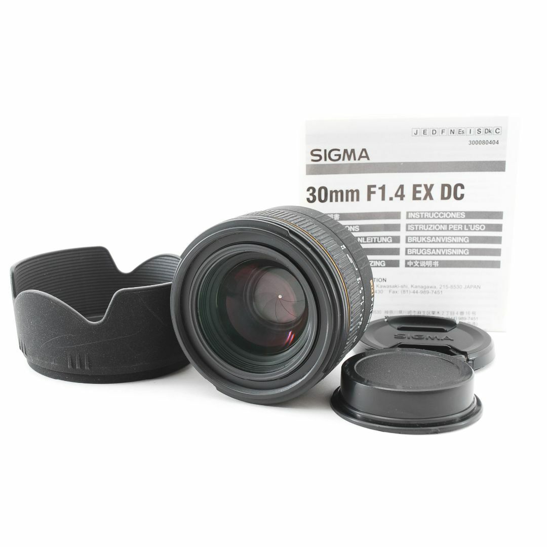 SIGMA 単焦点レンズ 30mm F1.4 EX DC PENTAX 用-
