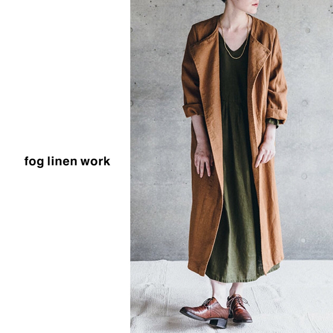 fog linen work（フォグリネンワーク）| ELMI COAT | フリマアプリ ラクマ