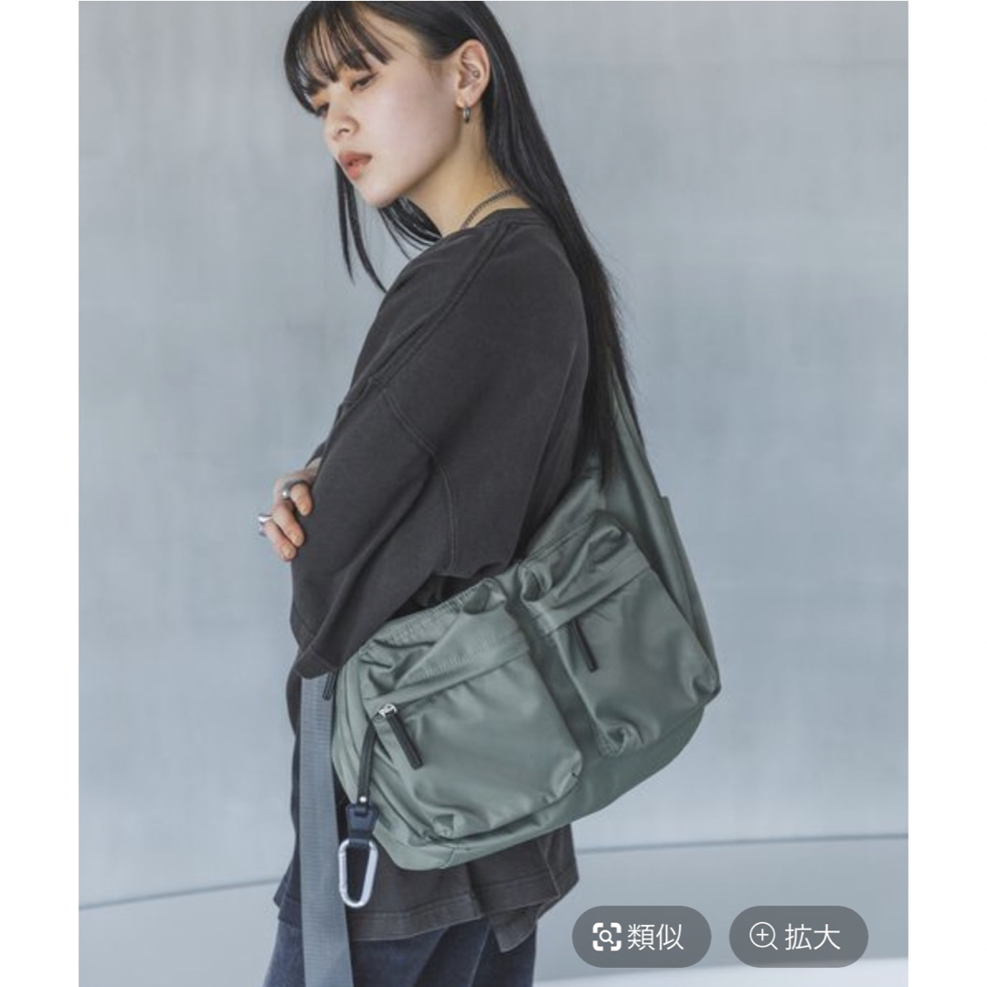 JEANASIS(ジーナシス)の【未使用】 JEANASIS ナイロンベルトボディBAG  カーキ レディースのバッグ(ボディバッグ/ウエストポーチ)の商品写真