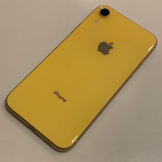 アイフォーン(iPhone)のiPhone XR 128GB イエロー au 本体(スマートフォン本体)