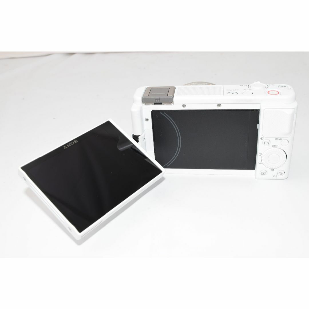 ほぼ新品☆SONY VLOGCAM ZV-1G シューティンググリップキット 白