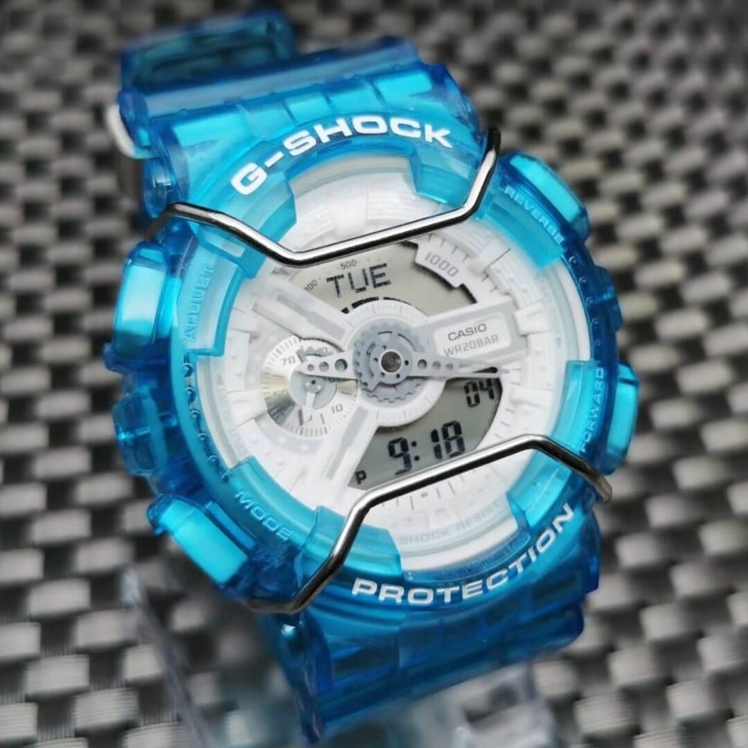 G-SHOCK ステンレスベゼル\u0026ベルト\u0026バンパー新品交換済み