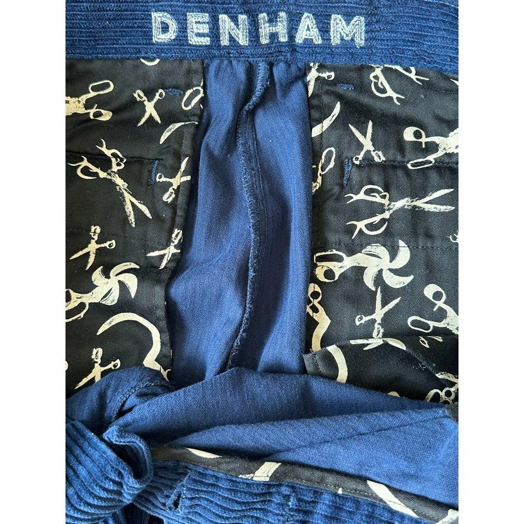 DENHAM(デンハム)のデンハム DENHAM コーディロイ ツータック ワイド パンツ　ネイビー メンズのパンツ(その他)の商品写真