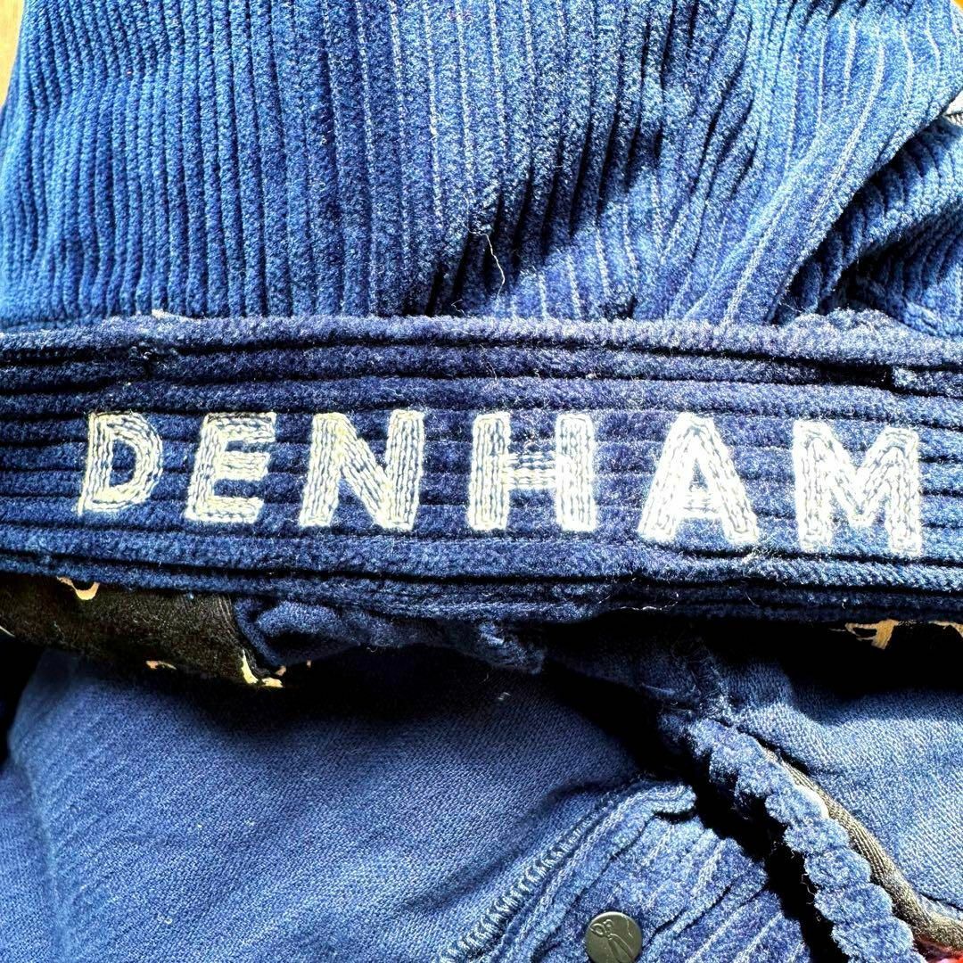 DENHAM(デンハム)のデンハム DENHAM コーディロイ ツータック ワイド パンツ　ネイビー メンズのパンツ(その他)の商品写真