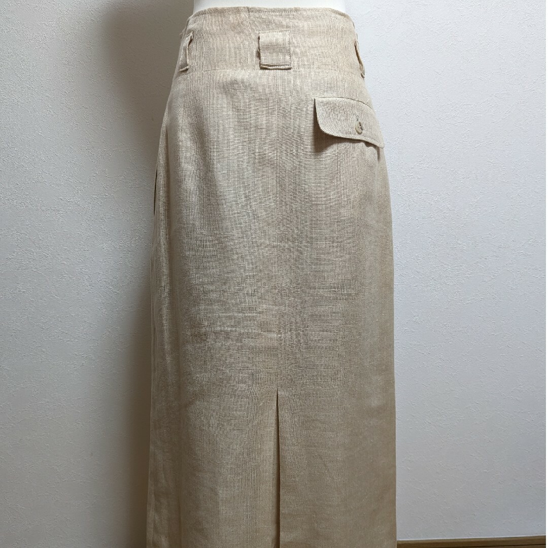 Lochie(ロキエ)の古着 リネン ペンシルスカート レディースのスカート(ロングスカート)の商品写真