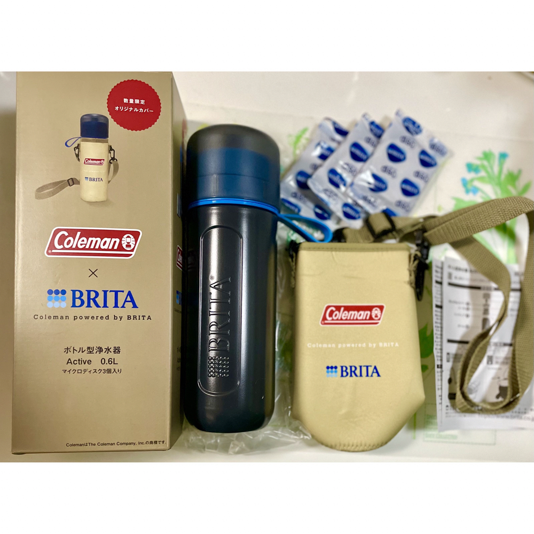 Coleman(コールマン)の新品【数量限定】Coleman × BRITA ボトル型浄水器 キッズ/ベビー/マタニティの授乳/お食事用品(水筒)の商品写真