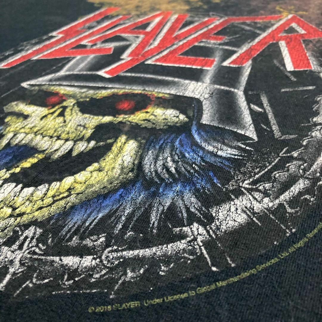 MHI バンド Tシャツ SLAYER 黒 スレイヤー　メタル　ロック メンズのトップス(Tシャツ/カットソー(半袖/袖なし))の商品写真