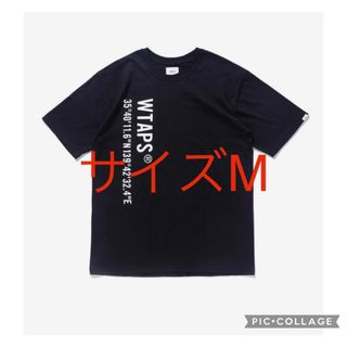 ダブルタップス(W)taps)のWtaps GPS TEE  (ブラック Mサイズ)(Tシャツ/カットソー(半袖/袖なし))