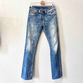 ディーゼル(DIESEL)の美品★DIESEL ディーゼル LARKEE ダメージ加工 デニムパンツ(デニム/ジーンズ)