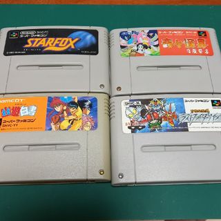 スーパーファミコン　カセット　4本(家庭用ゲームソフト)