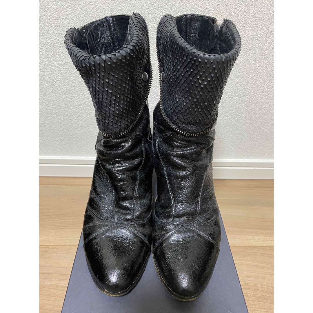 30%OFF】 定価12.5万 ジミーチュウ ブラックサテン ショートブーツ