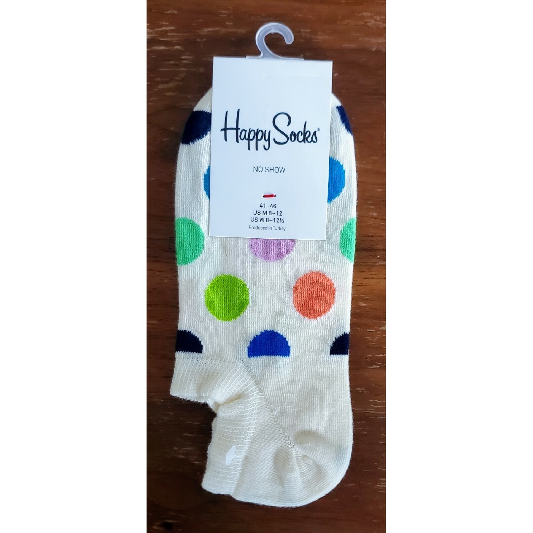 Happy Socks(ハッピーソックス)のハッピーソックス　新品　メンズ　靴下(ドット/ドッグ) メンズのレッグウェア(ソックス)の商品写真