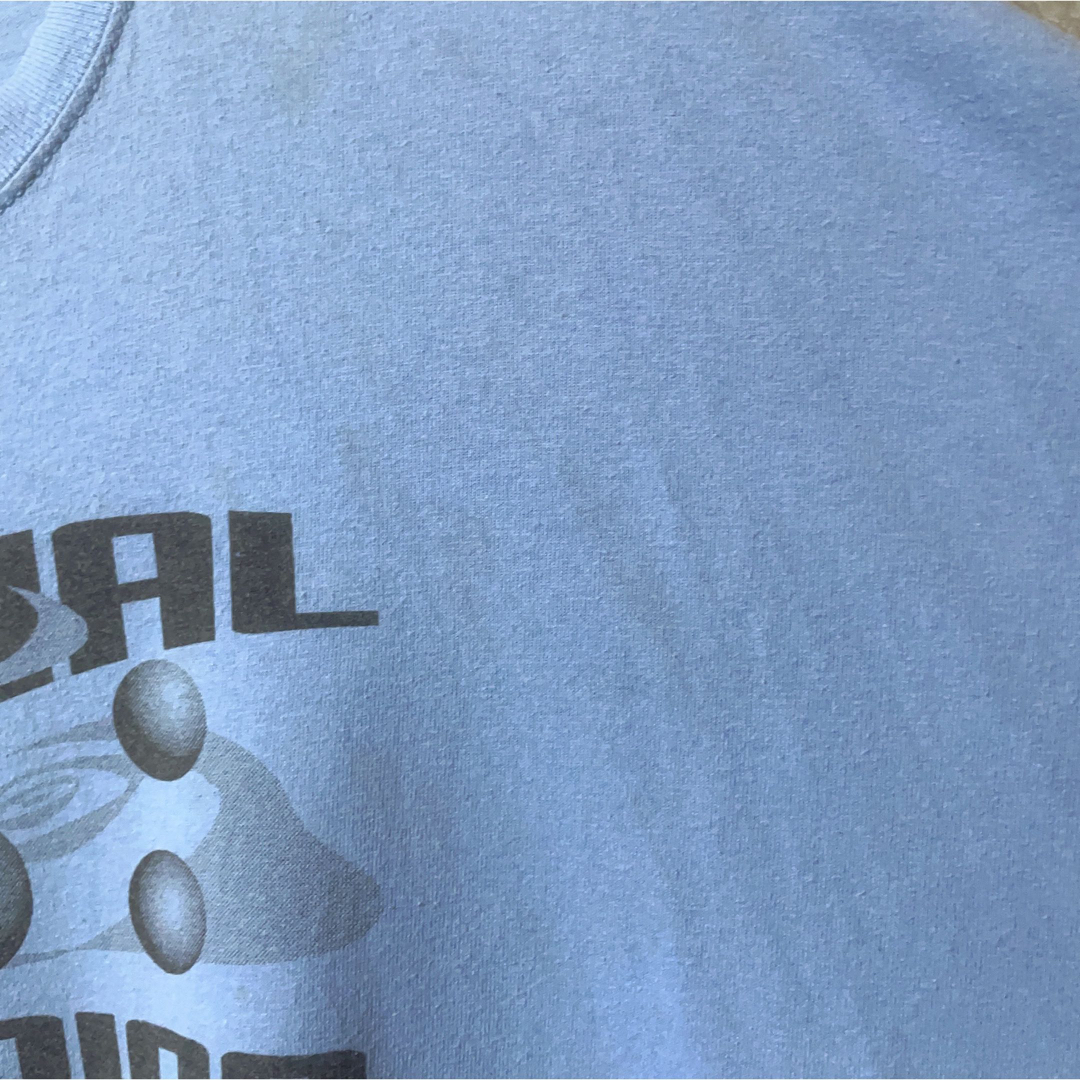 GILDAN(ギルタン)のGILDAN　Tシャツ　XXLサイズ　ダスティーブルー　青　プリント　USA古着 メンズのトップス(Tシャツ/カットソー(半袖/袖なし))の商品写真