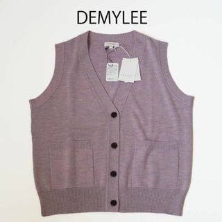 デミリー(DEMYLEE)の新品！デミリー DEMYLEE ニット ベスト パープル 紫 ライトパープル(ニット/セーター)