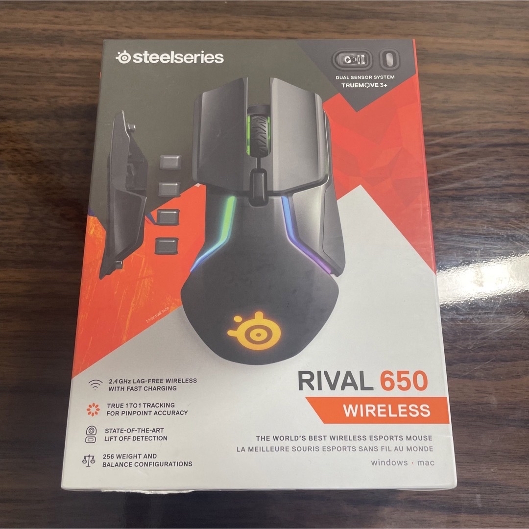 SteelSeries ゲーミングマウス 無線 ワイヤレス Rival 650