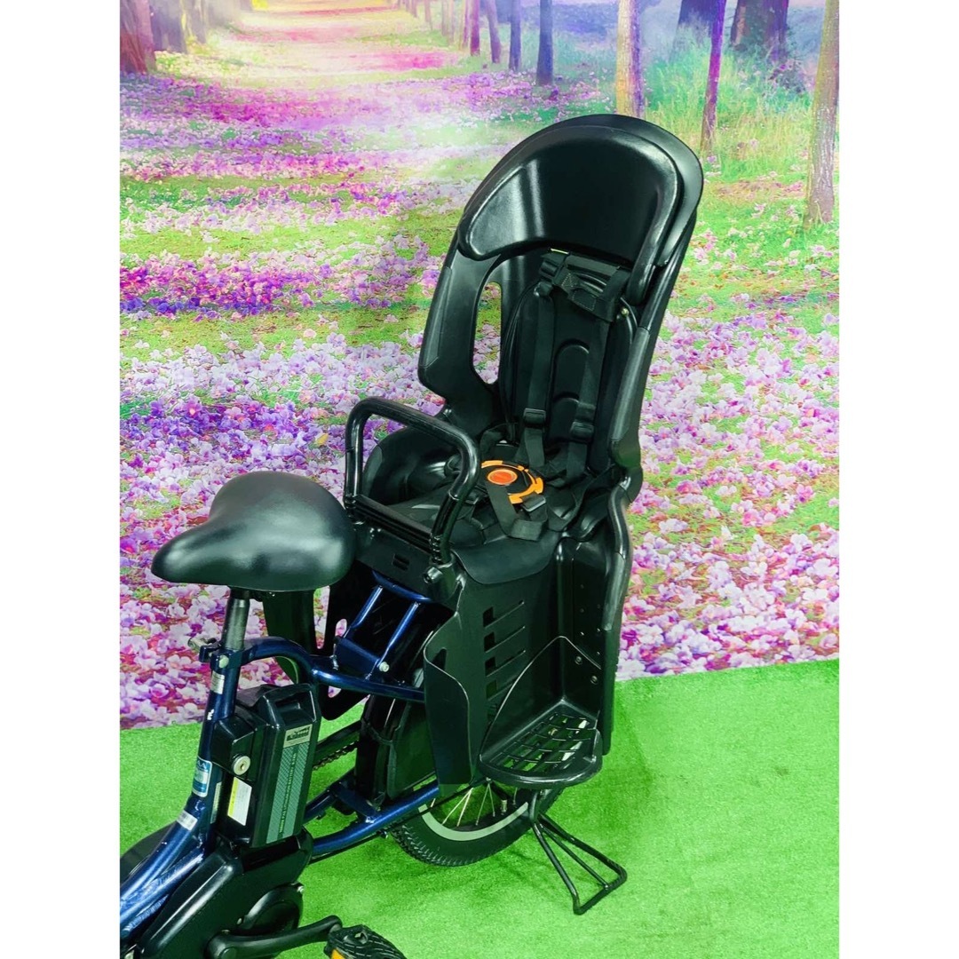 ピンク・ブルー ☆5199子供乗せ電動アシスト自転車ヤマハ3人乗り対応20