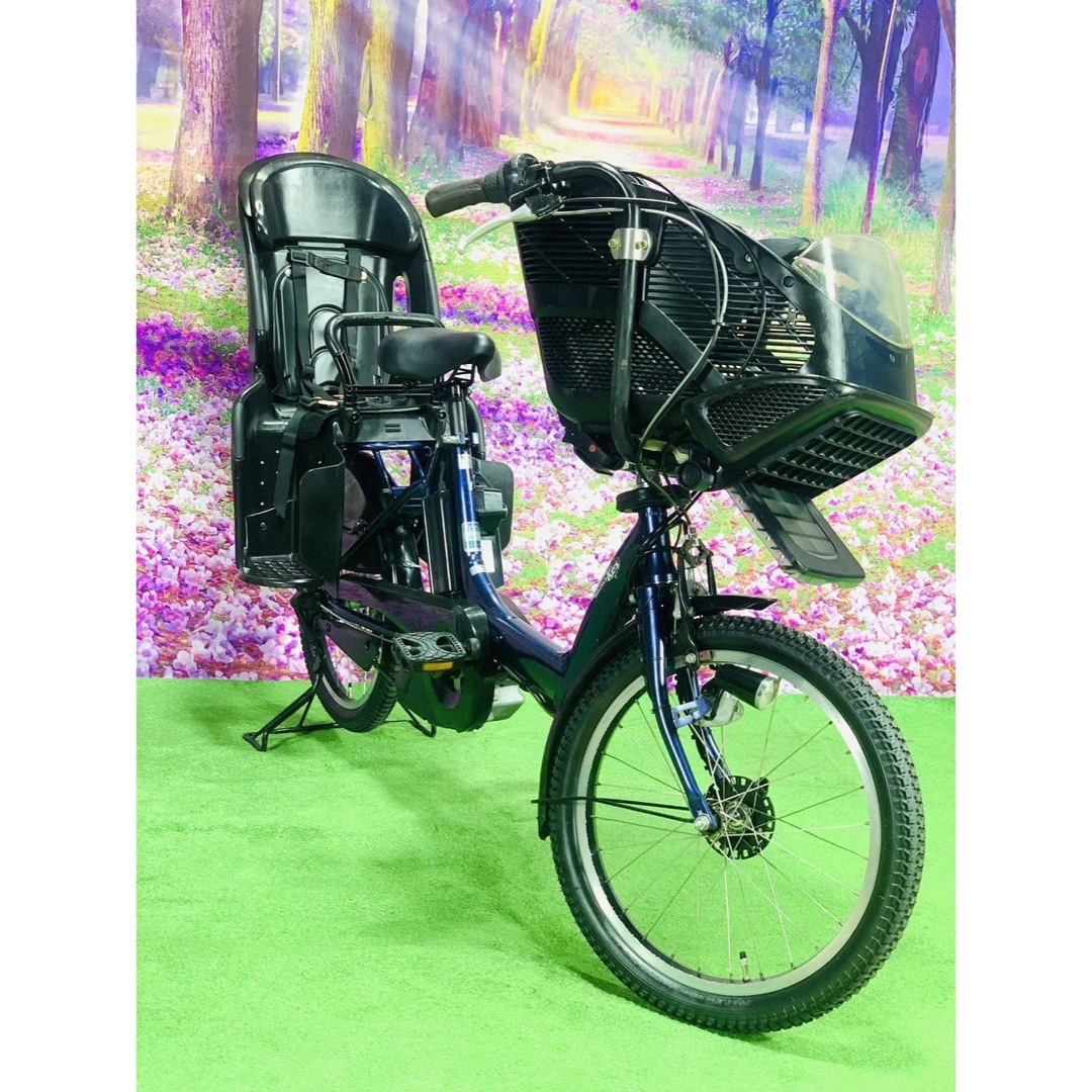☆5199子供乗せ電動アシスト自転車ヤマハ3人乗り対応20インチ-