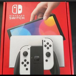 ニンテンドースイッチ(Nintendo Switch)のNintendo Switch（有機ELモデル）  ホワイト未開封(家庭用ゲーム機本体)