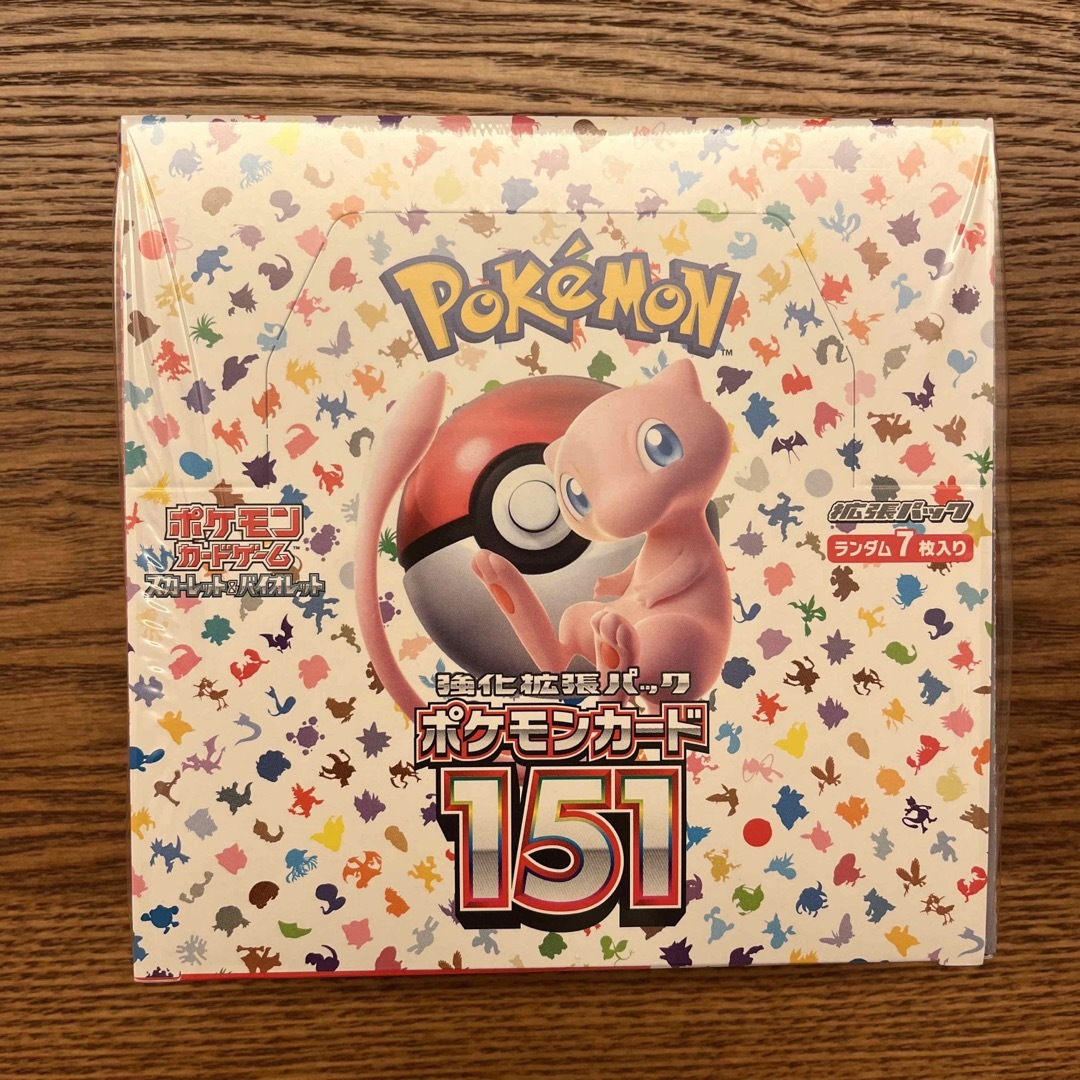 ポケモンカード151シュリンク付き1BOX未開封 即日配送24時間以内発送