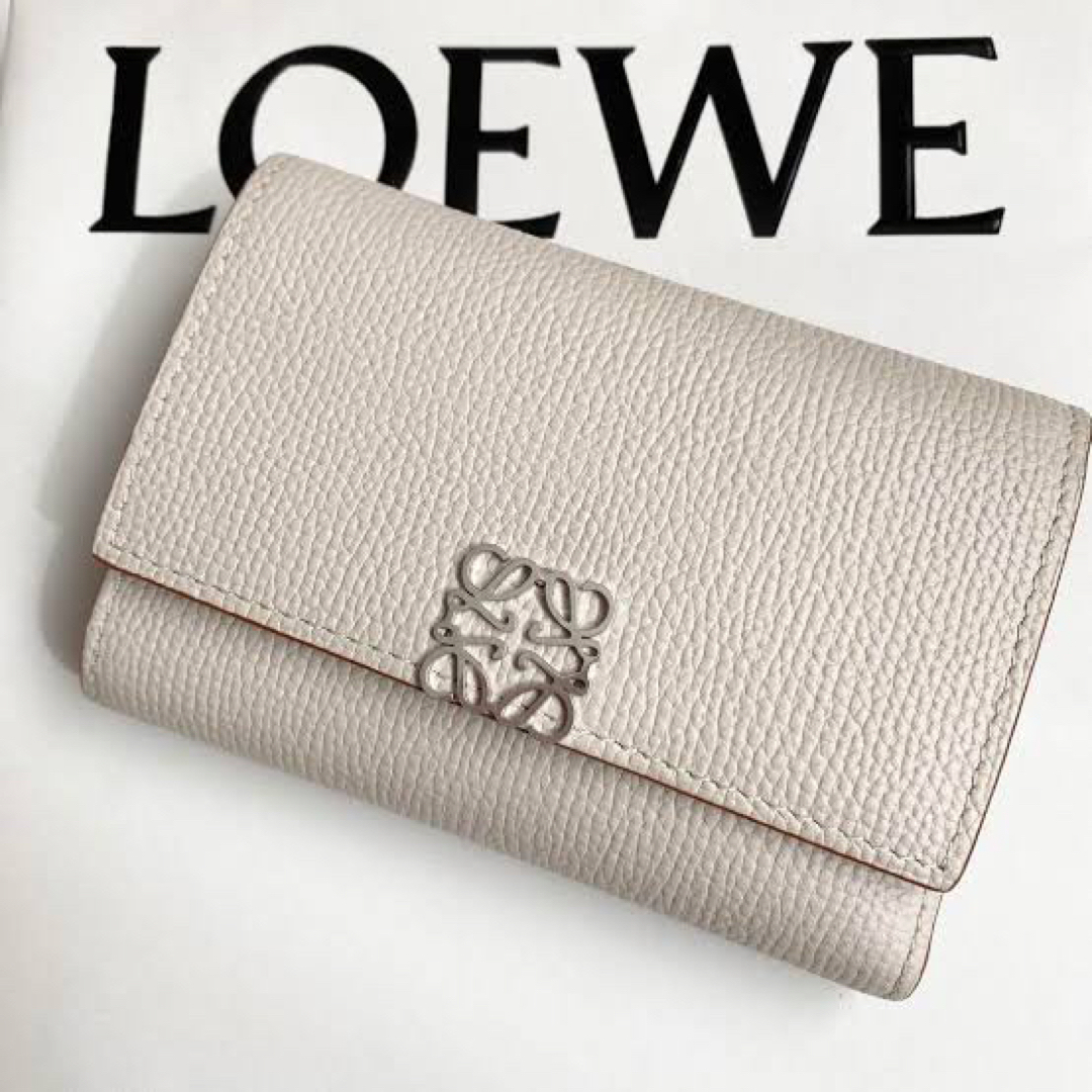 LOEWE - LOEWE アナグラム バーティカル ウォレット スモール ライト