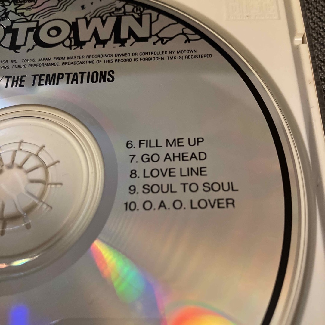 THE TEMPTATIONS(テンプテーションズ)  CD エンタメ/ホビーのCD(ポップス/ロック(洋楽))の商品写真