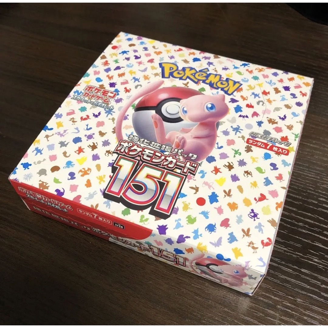 ポケモンカード151 1box 新品未開封ペリペリ付 シュリンク無し | www