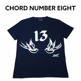 コードナンバーエイト(CHORD NUMBER EIGHT)のコードナンバーエイト　ビッグプリント　Tシャツ　スワロー　13　LUCKY(Tシャツ/カットソー(半袖/袖なし))