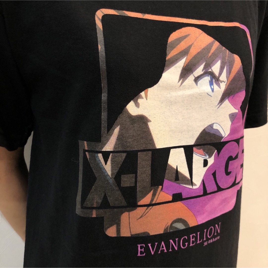 【着画】入手困難　新品タグ付き　エクストララージ×エヴァコラボ　アスカTシャツ