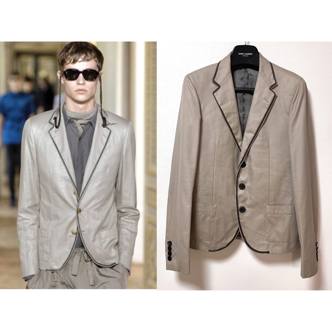LANVIN - 定価45万 Lanvin 08SS シワ加工 テーラードジャケット 46