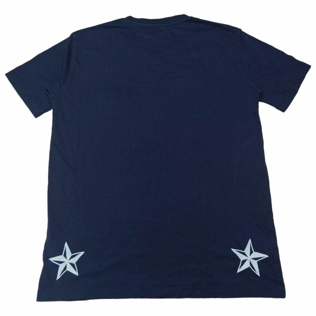 CRIMIE - CRIMIE Vネック 胸ポケットTシャツ スター刺繍 CRIMIE - CRIMIE Vネック 胸ポケットTシャツ スター刺繍