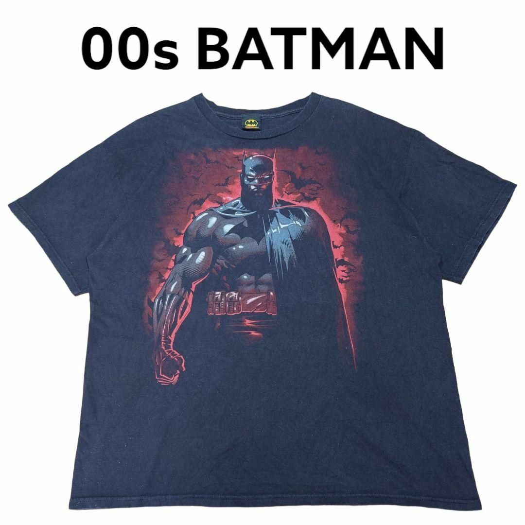 00s BATMAN　ビッグプリントTシャツ　　バットマン　DCコミックス