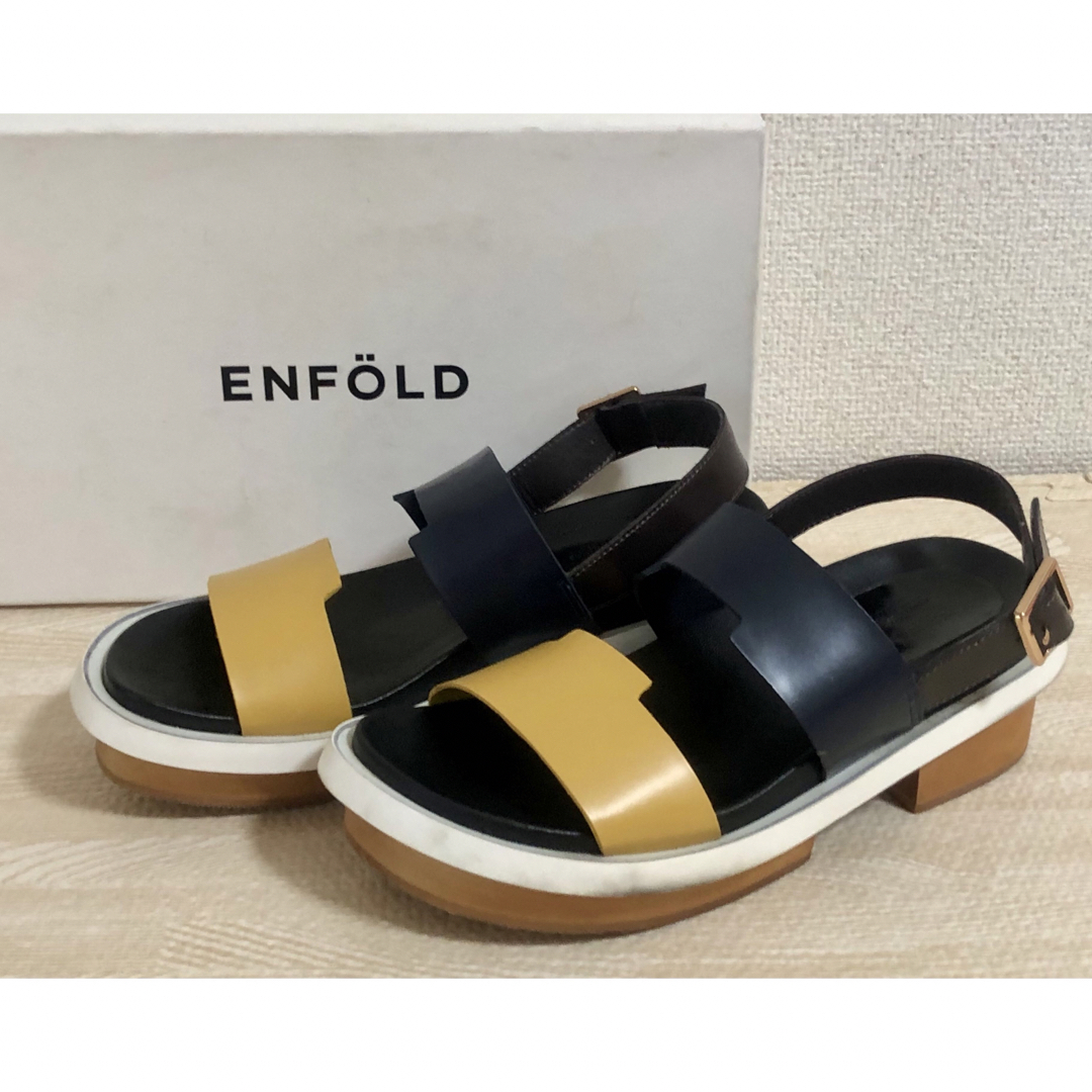 美品】 エンフォルド ENFOLD サンダル 36 - サンダル