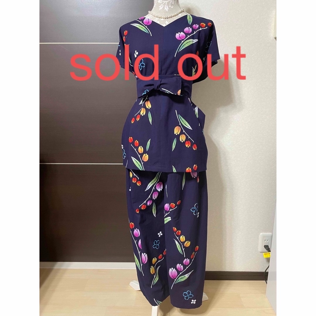 ☆着物リメイク 浴衣リメイク ショートチュニック パンツセット ☆着物リメイク 浴衣リメイク ショートチュニック パンツセット