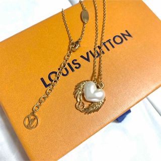 超美品　LOUIS VUITTON  ハートネックレス　刻印あり