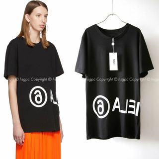 エムエムシックス(MM6)のMM6 リバース 反転 ロゴ Tシャツ カットソー 半袖 ハーフスリーブ(Tシャツ(半袖/袖なし))