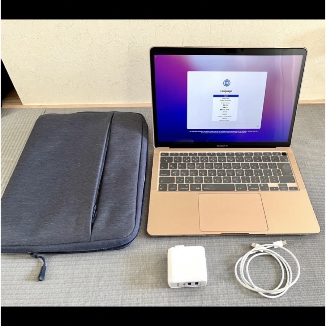 超美品・保証有MacBook Air 2020 M1チップ1TB / 16GB