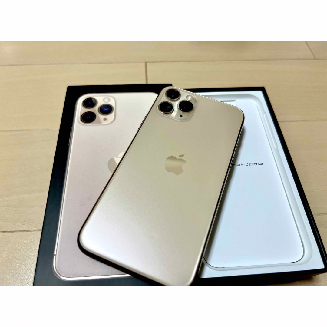 iPhone(アイフォーン)のiPhone 11 Pro ゴールド SIMフリー 残債なし 付属品未使用 スマホ/家電/カメラのスマートフォン/携帯電話(スマートフォン本体)の商品写真